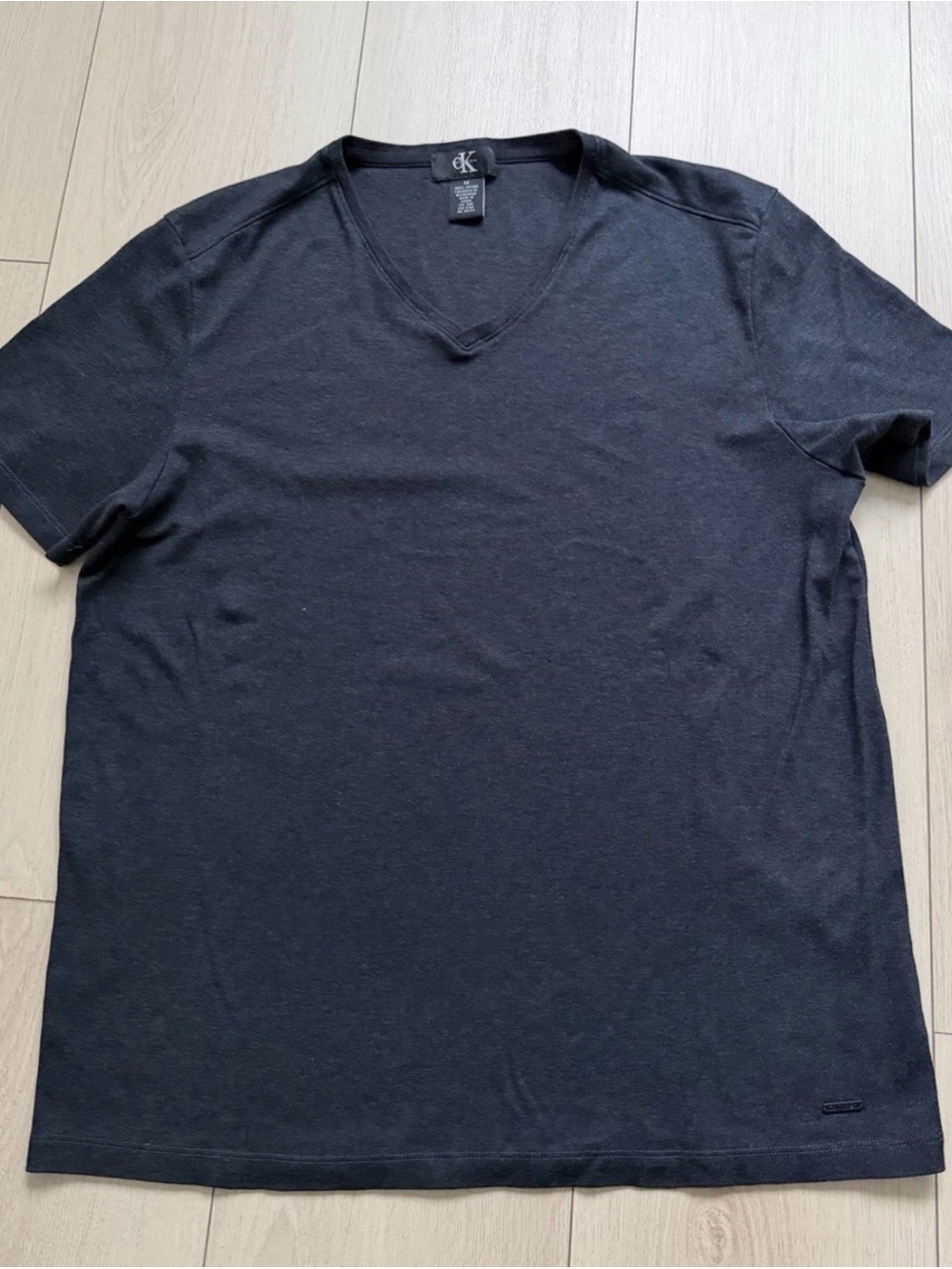 Calvin Klein Men’s Black V-Neck Short Sleeve Tee